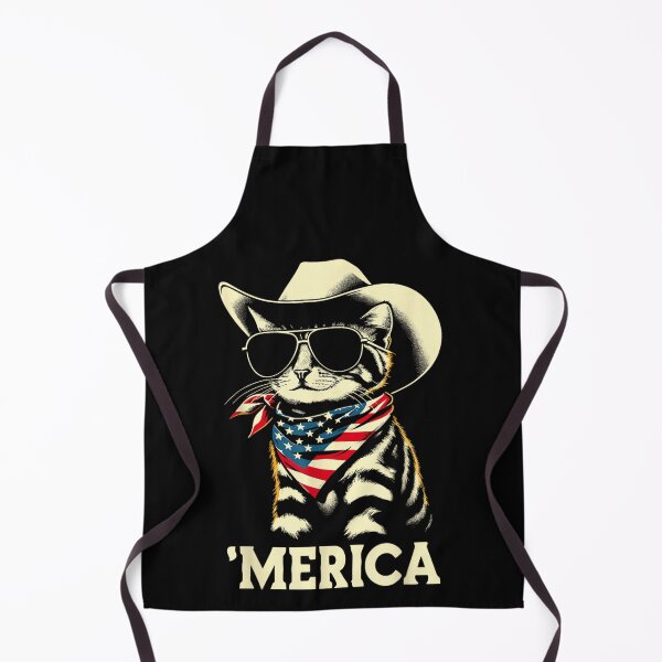 Item preview, 'Merica Cat Cowboy American Patriotic Feline designed and sold by GrumpySableye.