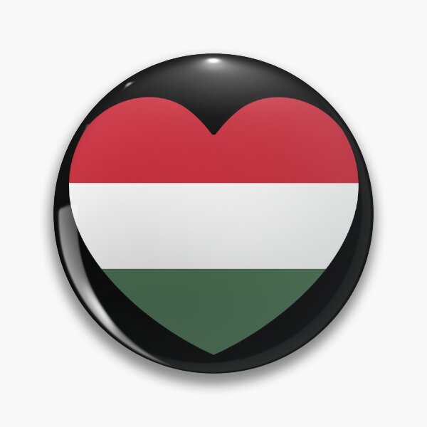 Item preview, Hungary Flag Heart designed and sold by shitpostee.