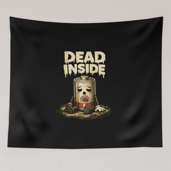 Item preview, Dead Inside Shirt – Funny Low Energy Introvert Tee designed and sold by DesignTeamHub.