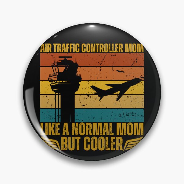 Item preview, Air Traffic Controller Mom, Like A Normal Dad But Cooler Retro Sunset designed and sold by legendaryskins.