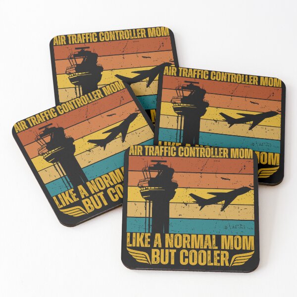 Item preview, Air Traffic Controller Mom, Like A Normal Dad But Cooler Retro Sunset designed and sold by legendaryskins.