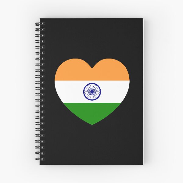 Item preview, India Flag Heart designed and sold by shitpostee.
