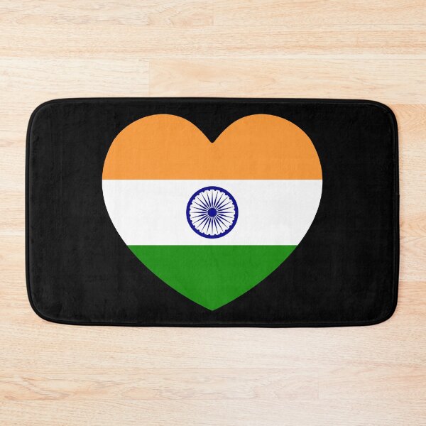 Item preview, India Flag Heart designed and sold by shitpostee.