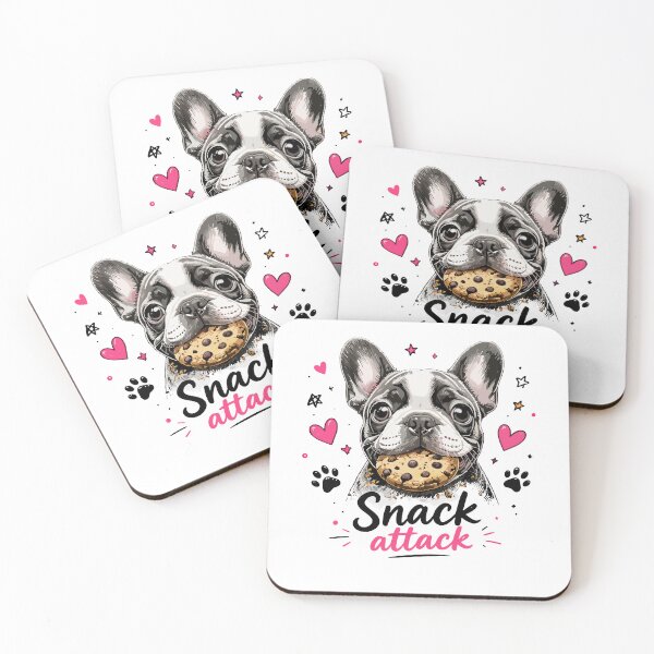 Item preview, Snack Attack French Bulldog With Cookie Cute Dog Lover Art designed and sold by yoddel.