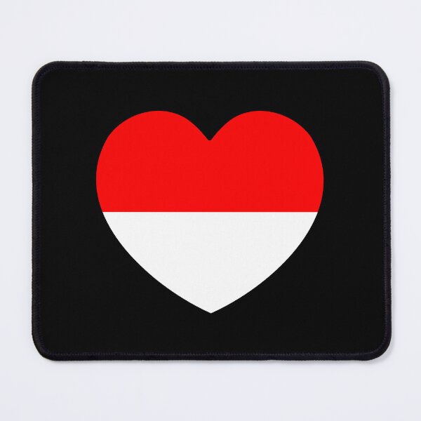 Item preview, Indonesia Flag Heart designed and sold by shitpostee.