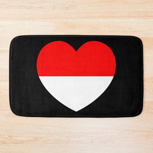 Item preview, Indonesia Flag Heart designed and sold by shitpostee.