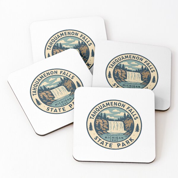 Item preview, Tahquamenon Falls Michigan 1947 State Park Travel Souvenir Outdoors Nature designed and sold by Simsimah26Parks.