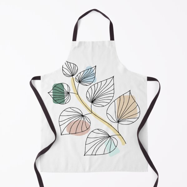 Item preview, Minimalist Veined Leaf Line Art - Abstract Boho Botanical Branch designed and sold by CorAleArt.
