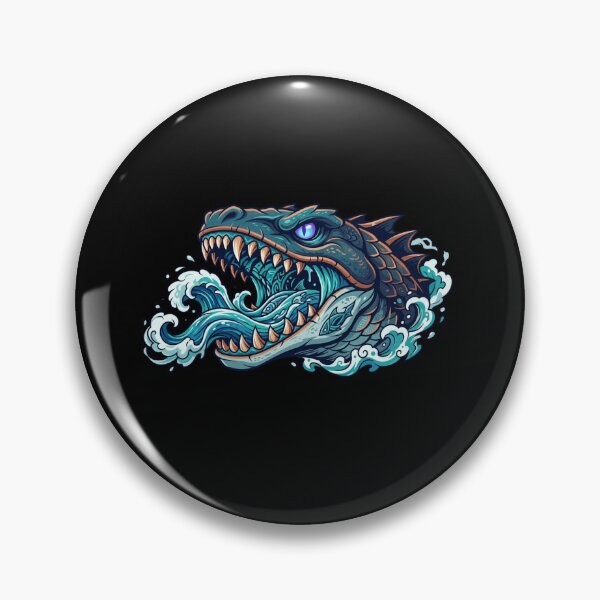 Item preview, Sea Eater Anime Ocean Monster Vector Art designed and sold by Nova Blend.