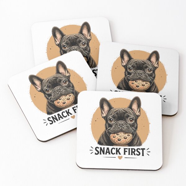 Item preview, Snack First French Bulldog Cookie Dog Lover Humor designed and sold by yoddel.