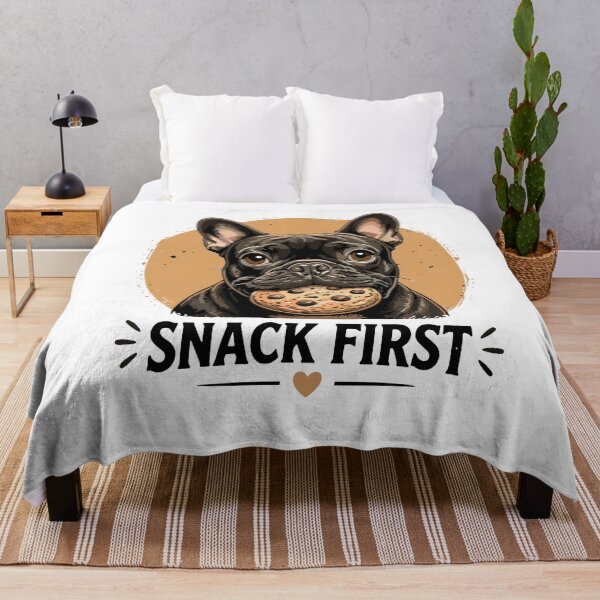 Item preview, Snack First French Bulldog Cookie Dog Lover Humor designed and sold by yoddel.