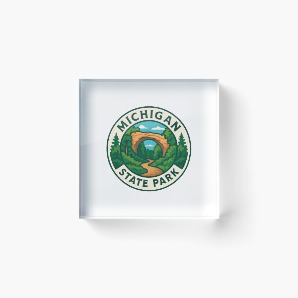 Item preview, Michigan State Park Michigan Travel Hiking Outdoor Nature Lover designed and sold by Simsimah26Parks.