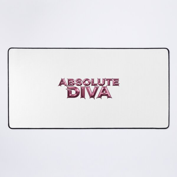 Item preview, Y2K Pink Liquid Chrome Absolute Diva Typography designed and sold by DripCultureLab.