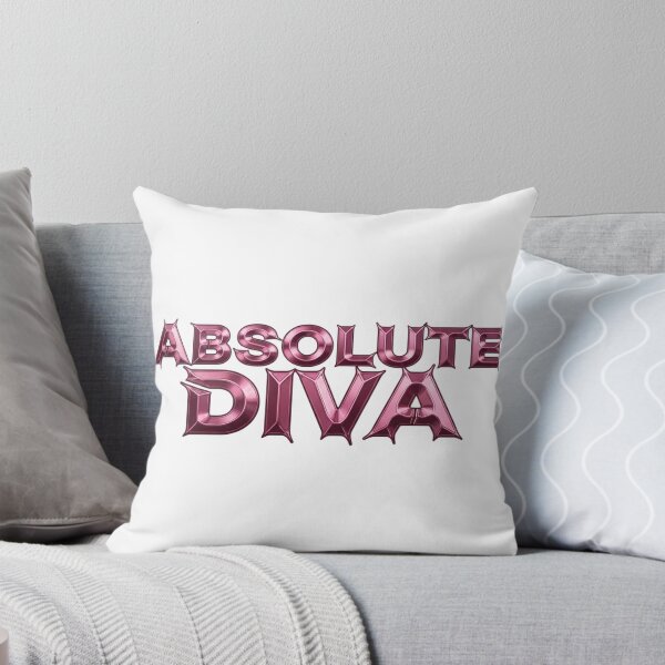 Item preview, Y2K Pink Liquid Chrome Absolute Diva Typography designed and sold by DripCultureLab.