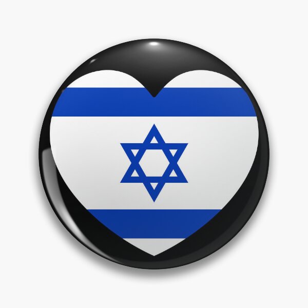 Item preview, Israel Flag Heart designed and sold by shitpostee.