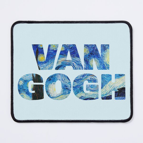 Item preview, Van Gogh – Starry Night Typography Art for Van Gogh Lovers designed and sold by EmeraldeaArt.