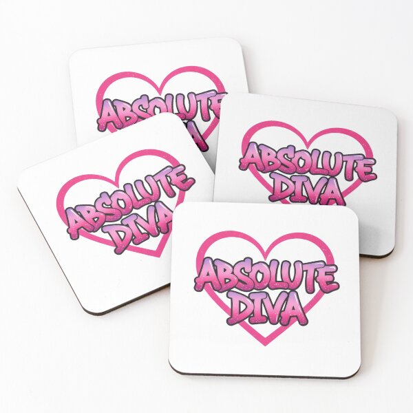 Item preview, Y2K Airbrush Sparkly Heart Absolute Diva Graffiti designed and sold by DripCultureLab.