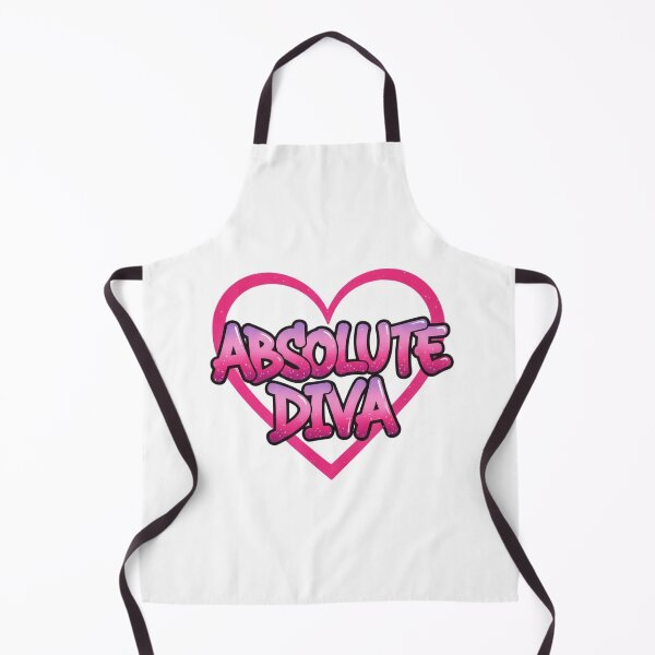 Item preview, Y2K Airbrush Sparkly Heart Absolute Diva Graffiti designed and sold by DripCultureLab.