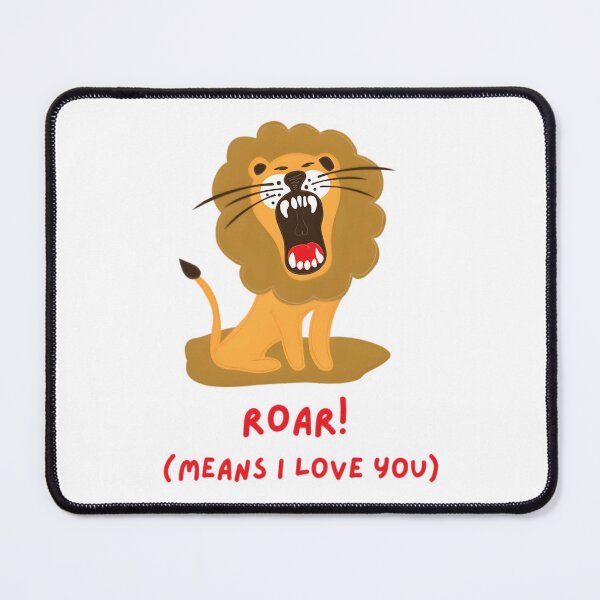 Item preview, Cute Cartoon Roaring Lion Wild Animal Love designed and sold by ROARSOME DESiGNS.