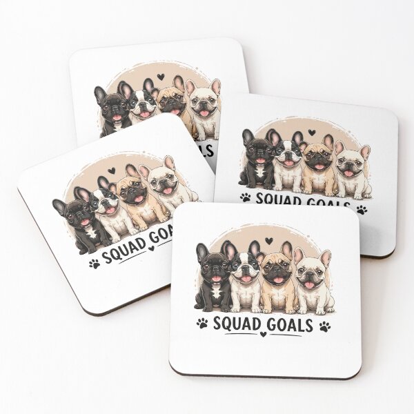 Item preview, Squad Goals French Bulldog Squad Cute Frenchie Dog Lover Friends Matching designed and sold by yoddel.