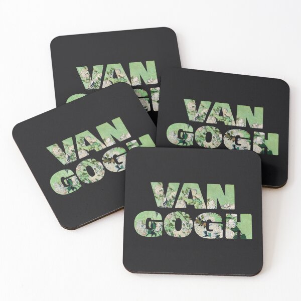 Item preview, Van Gogh – White Roses Typography Art for Van Gogh Lovers designed and sold by EmeraldeaArt.