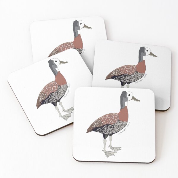 Item preview, White-faced whistling duck designed and sold by flor-de-papel.