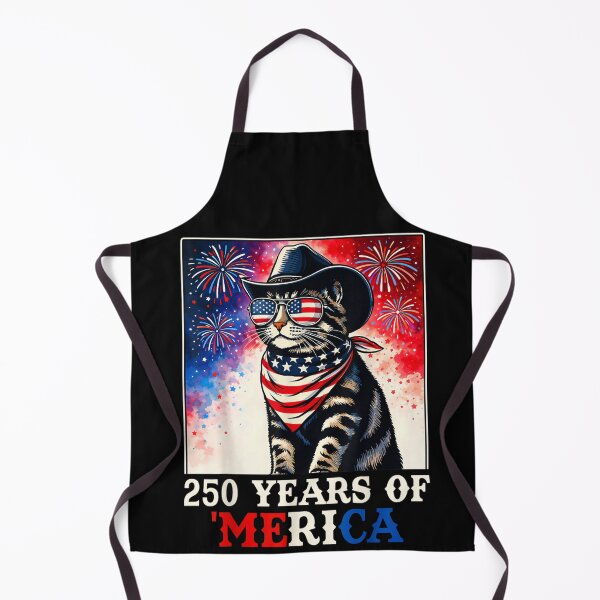 Item preview, 250 Years Of 'Merica Patriotic Cat USA History designed and sold by GrumpySableye.