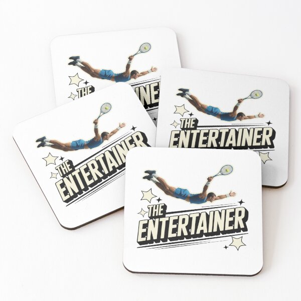Item preview, The Entertainer French Tennis Player Sticker designed and sold by LukaRealm.