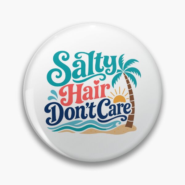 Item preview, Salty Hair Don't Care Beach Lover Coastal Vibes Vacation Holiday designed and sold by w1ckerman.