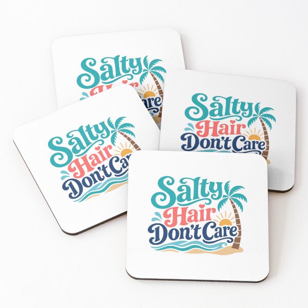 Item preview, Salty Hair Don't Care Beach Lover Coastal Vibes Vacation Holiday designed and sold by w1ckerman.