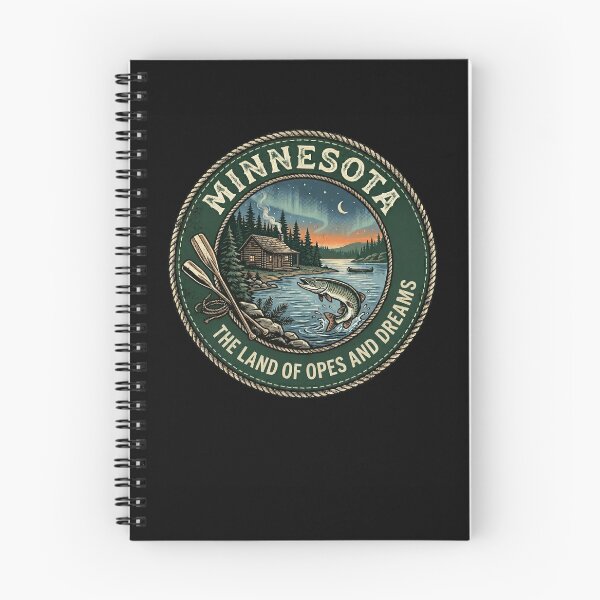 Item preview, MINNESOTA THE LAND OF OPES AND DREAMS Funny Midwest saying designed and sold by snowry.