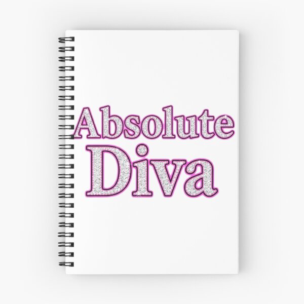 Item preview, Rhinestone Bling Diamond Absolute Diva Hot Pink Text designed and sold by DripCultureLab.