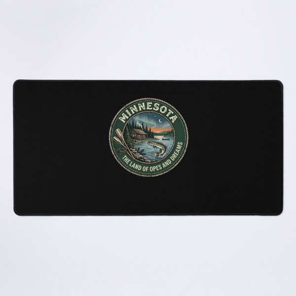 Item preview, MINNESOTA THE LAND OF OPES AND DREAMS Funny Midwest saying designed and sold by snowry.