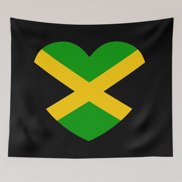 Item preview, Jamaica Flag Heart designed and sold by shitpostee.