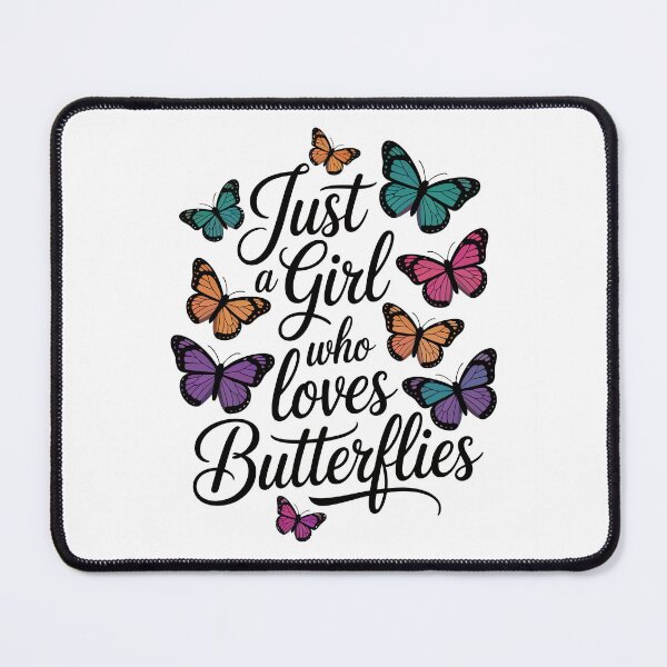 Item preview, just a girl who loves butterflies designed and sold by jkrphoto.