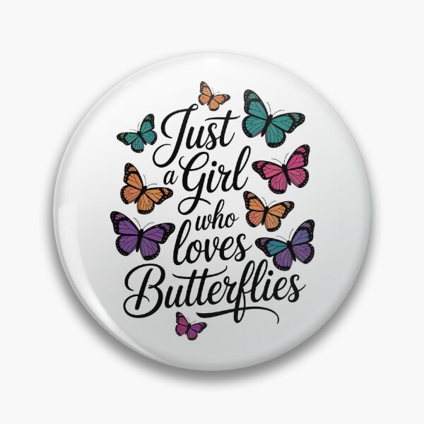 Item preview, just a girl who loves butterflies designed and sold by jkrphoto.