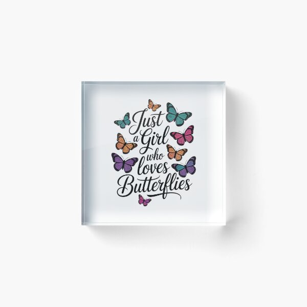 Item preview, just a girl who loves butterflies designed and sold by jkrphoto.