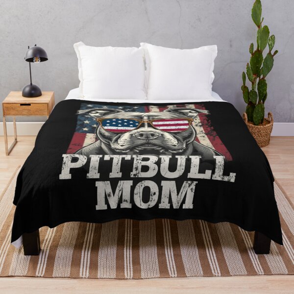Item preview, PATRIOTIC PITBULL MOM designed and sold by BKDIGITALSHOP.