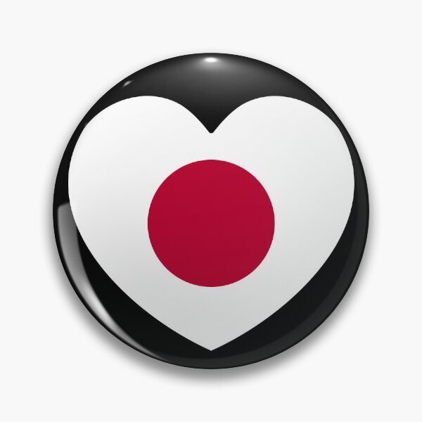 Artikelvorschau, Japanische Flagge Herz entworfen und verkauft von shitpostee.