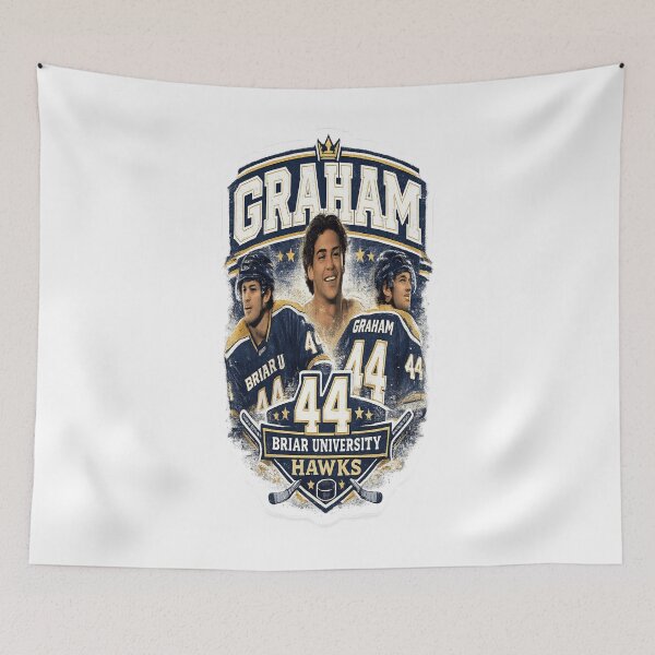 Item preview, Garrett Graham #44 | Briar University Hockey Sticker | Off Campus Fan Art designed and sold by BoomStic4ers1.