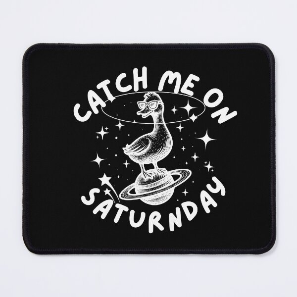 Item preview, Catch Me On Satur(n)day Pun Humor designed and sold by CDPrintsDesigns.