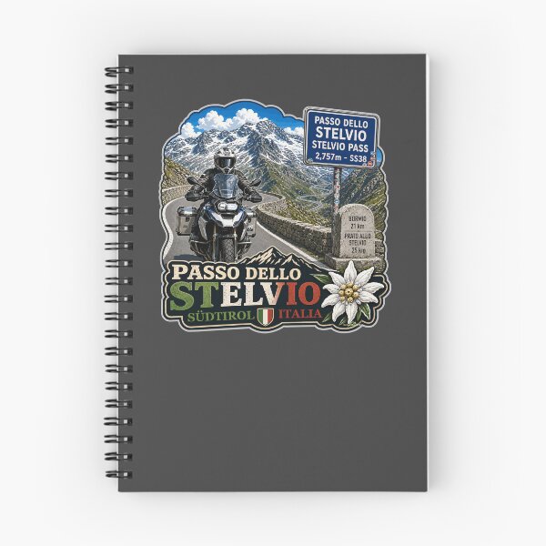 Item preview, Stelvio Pass Passo Dello Stelvio Italy Motorcycle Sticker & TShirt 10 designed and sold by OuterShellUK.
