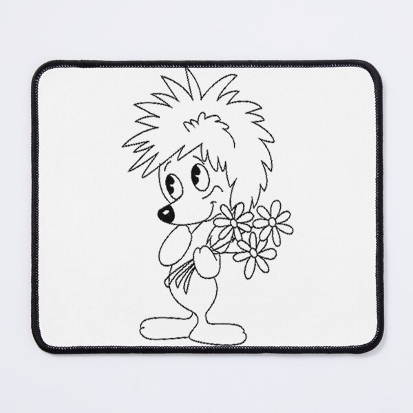 Item preview, Kawaii Spiky Friend - Retro Animation Line Art & Cute Flowers designed and sold by Tokraz-art.