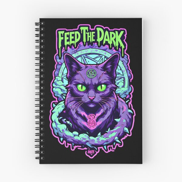 Item preview, Feed The Dark Mystical Black Cat Gothic Art designed and sold by Neer arts.