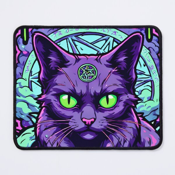 Item preview, Feed The Dark Mystical Black Cat Gothic Art designed and sold by Neer arts.