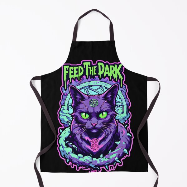 Item preview, Feed The Dark Mystical Black Cat Gothic Art designed and sold by Neer arts.