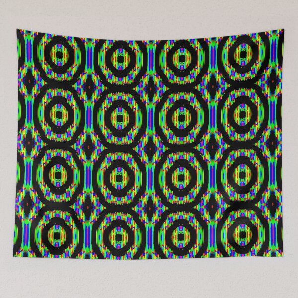 Item preview, Abstract Pattern "Multicolored oval 7"  designed and sold by Gluecknika.