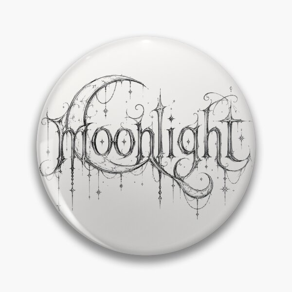 Item preview, Moonlight Fantasy Typography | Celestial Gothic Lettering Design designed and sold by J&J's Creation.