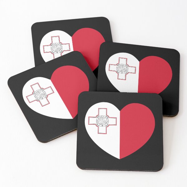 Item preview, Malta Flag Heart designed and sold by shitpostee.