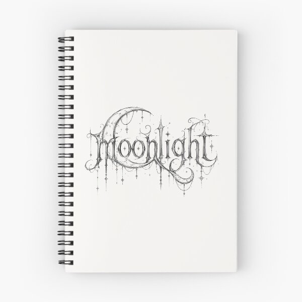 Item preview, Moonlight Fantasy Typography | Celestial Gothic Lettering Design designed and sold by J&J's Creation.